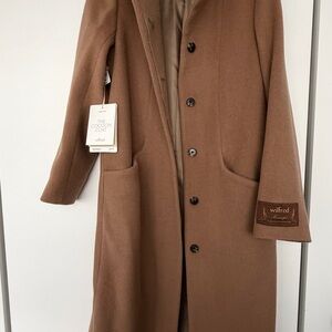New Aritzia cocoon long Coat
